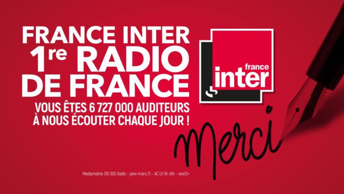 France Inter toujours première radio de France