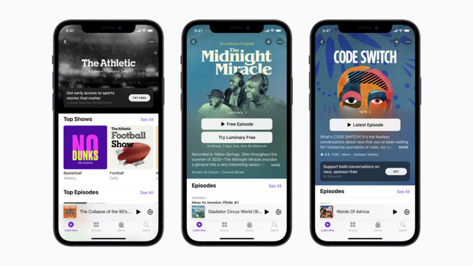 Apple ouvre un nouveau chapitre dans l’histoire des podcasts Apple ouvre un nouveau chapitre dans l’histoire des podcasts