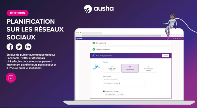 Ausha se positionne comme la plateforme avec tous les outils du Marketing du Podcast Ausha se positionne comme la plateforme avec tous les outils du Marketing du Podcast