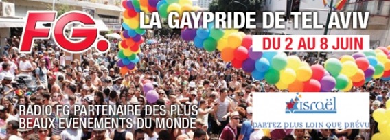 FG à la Gay Pride de Tel Haviv