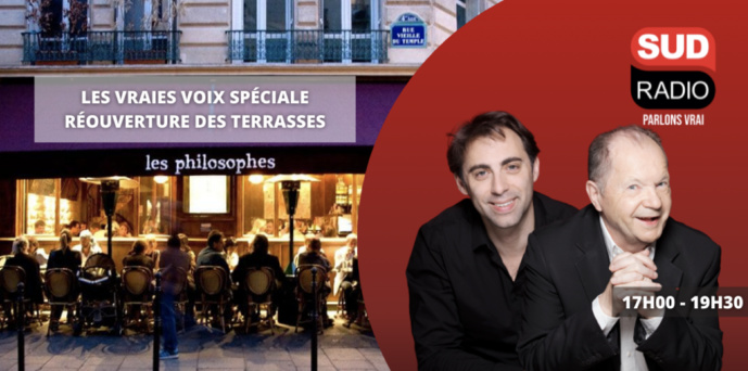 Mercredi, Sud Radio s'installe en terrasses Mercredi, Sud Radio s'installe en terrasses