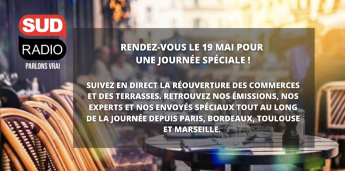 Mercredi, Sud Radio s'installe en terrasses Mercredi, Sud Radio s'installe en terrasses