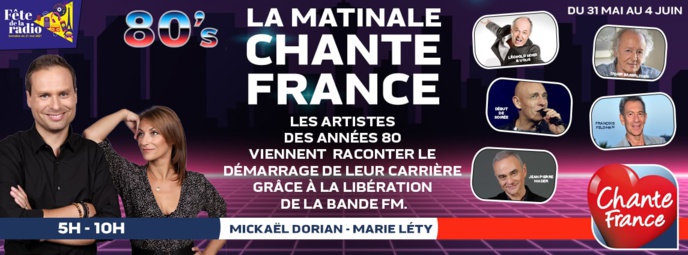Jusqu’au 4 juin, Chante France fête la radio Jusqu’au 4 juin, Chante France fête la radio