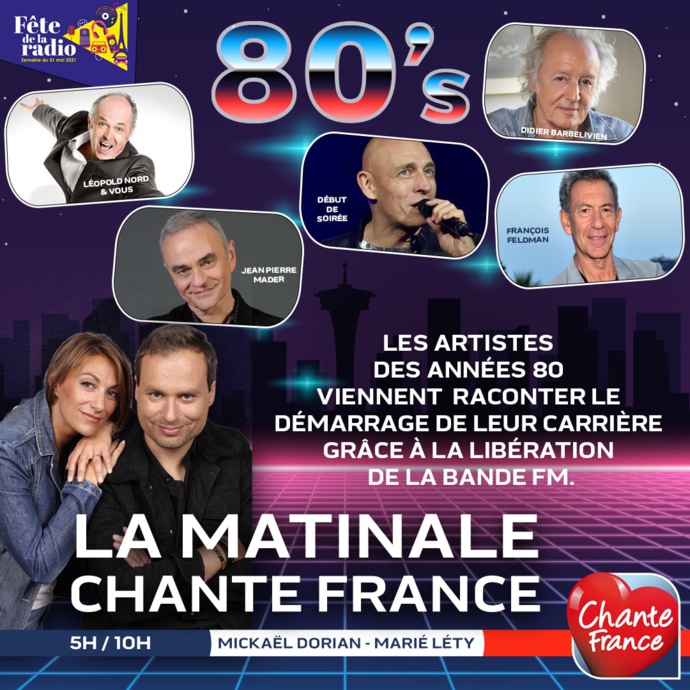 Jusqu’au 4 juin, Chante France fête la radio Jusqu’au 4 juin, Chante France fête la radio
