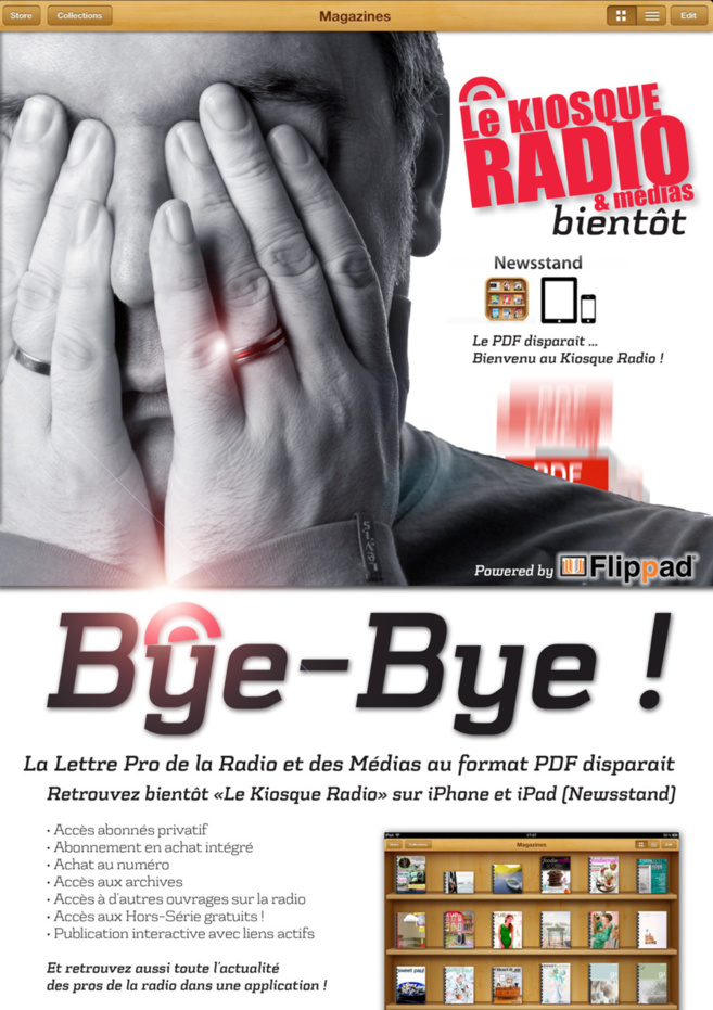 Bye Bye - Le PDF nous quitte - Bienvenu "Le Kiosque Radio"