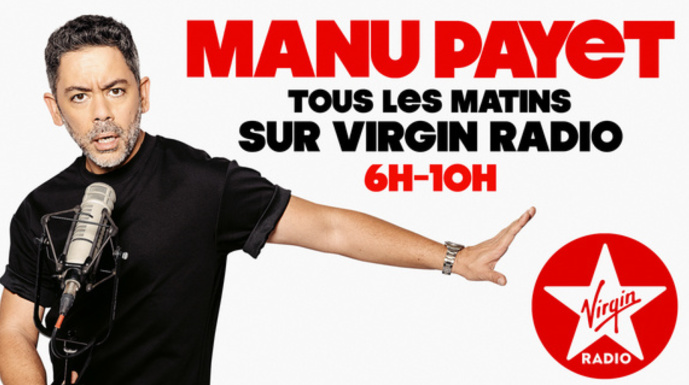 Manu Payet : une deuxième saison sur Virgin Radio Manu Payet : une deuxième saison sur Virgin Radio