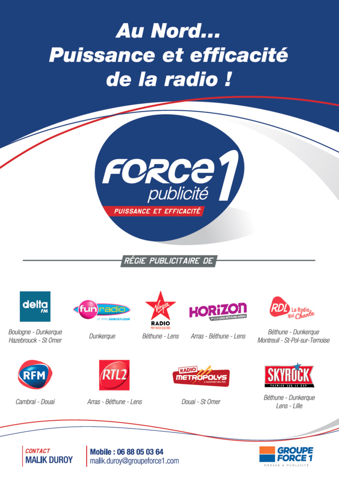 Targetspot accompagne Force 1 Publicité dans l’audio digital 