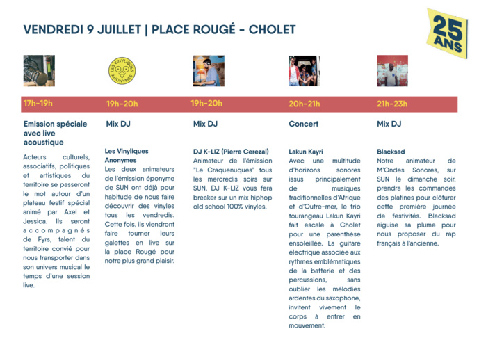 Le VRB Tour : 3 jours de fête pour l'anniversaire de SUN Le VRB Tour : 3 jours de fête pour l'anniversaire de SUN