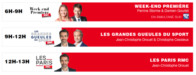 RMC : les temps forts de la nouvelle saison RMC : les temps forts de la nouvelle saison