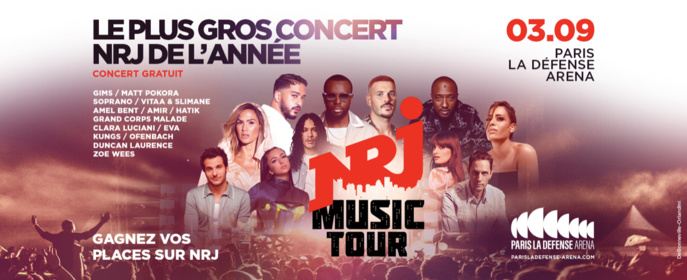 Le NRJ Music Tour fait étape à Paris