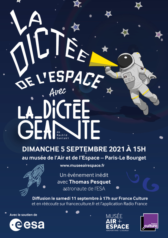 France Culture organise "La dictée de l'espace" France Culture organise "La dictée de l'espace"