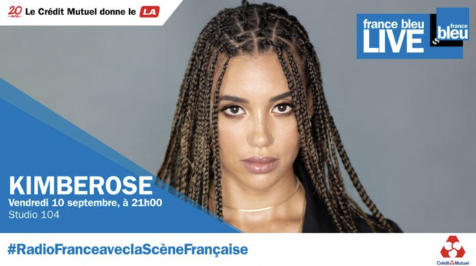 La chanteuse Kimberose en concert avec France Bleu