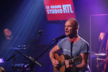 Sting sur la scène du Grand Studio RTL © Fred Bukajlo - Abacapress pour RTL
