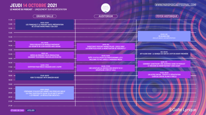 Le Paris Podcast Festival dévoile sa programmation Le Paris Podcast Festival dévoile sa programmation