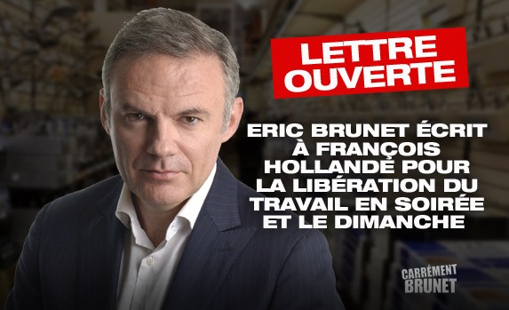 Eric Brunet : lettre ouverte à Hollande
