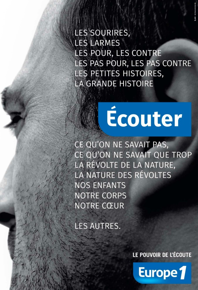 "Le pouvoir de l'écoute" : la nouvelle campagne d'Europe 1 "Le pouvoir de l'écoute" : la nouvelle campagne d'Europe 1