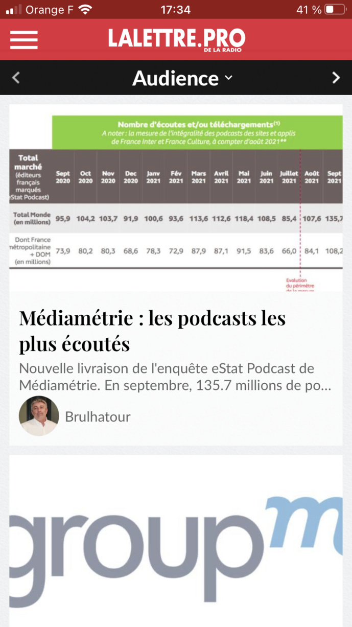 Téléchargez l'application gratuite de La Lettre Pro Téléchargez l'application gratuite de La Lettre Pro