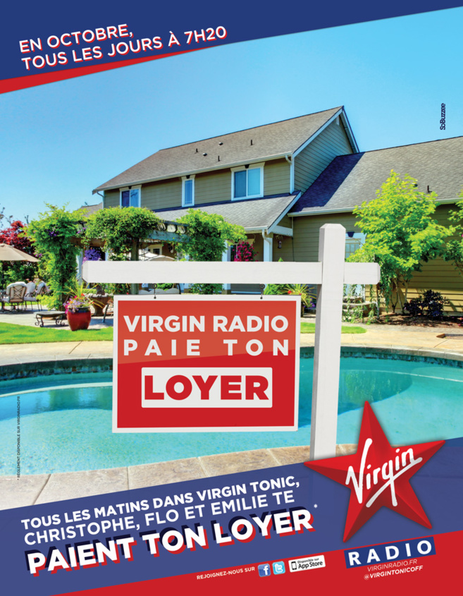 Virgin Radio paye votre loyer