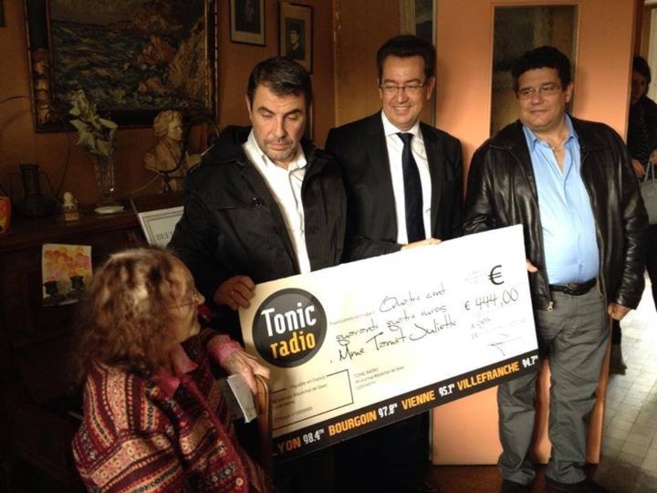 Tonic Radio a remboursé les 444 € d'impôts de Juliette Tamet, une centenaire de Caluire