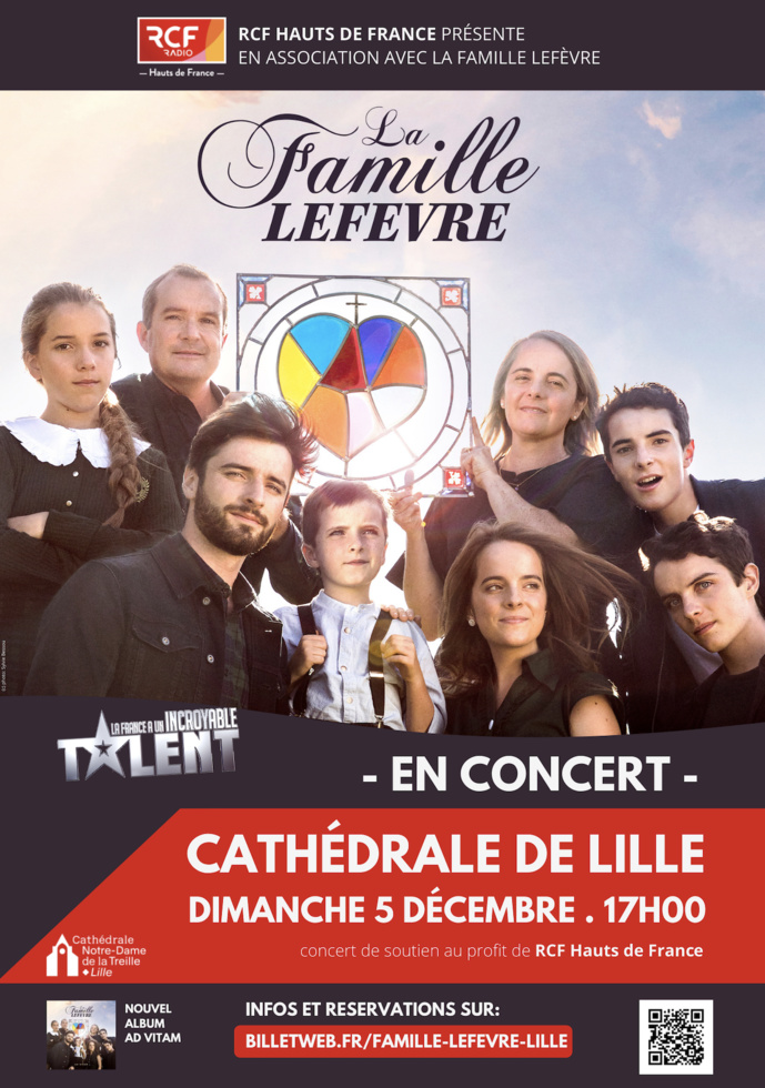 La Famille Lefèvre en concert avec RCF Hauts-de-France La Famille Lefèvre en concert avec RCF Hauts-de-France