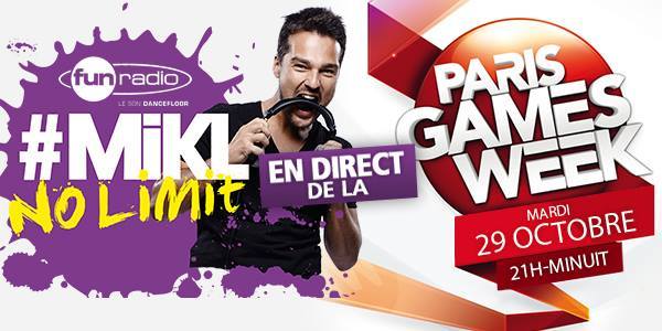 Fun Radio en direct de la Paris Games Week