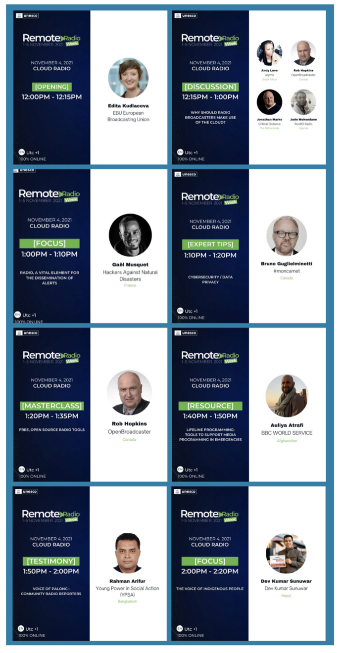 Quatrième journée de la Remote Radio Week Quatrième journée de la Remote Radio Week