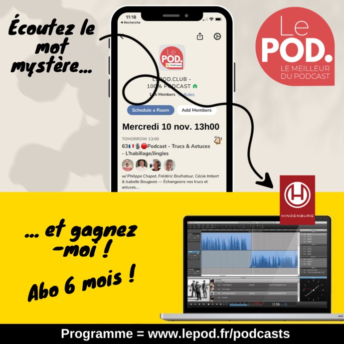 ClubHouse : on parle de l'habillage des podcasts ClubHouse : on parle de l'habillage des podcasts