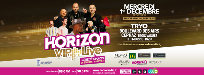 Les plateaux "Horizon VIP Live" font leur retour Les plateaux "Horizon VIP Live" font leur retour