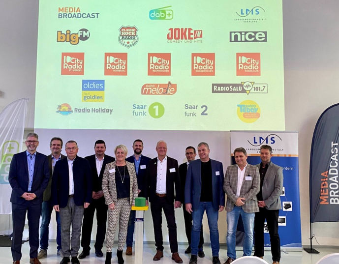 Les membres du nouveau multiplexe sarrois © Media Broadcast Les membres du nouveau multiplexe sarrois © Media Broadcast