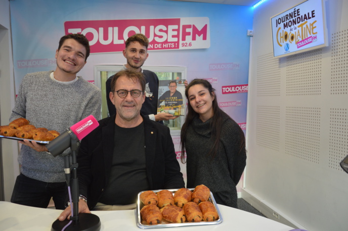 Michel Sarran, le célèbre chef étoilé toulousain a parrainé la manifestation Michel Sarran, le célèbre chef étoilé toulousain a parrainé la manifestation