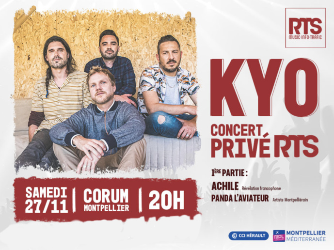 Kyo en concert privé avec RTS à Montpellier Kyo en concert privé avec RTS à Montpellier