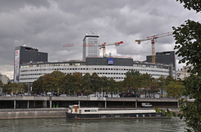 Les travaux de rénovation se poursuivent à la Maison de la Radio Les travaux de rénovation se poursuivent à la Maison de la Radio