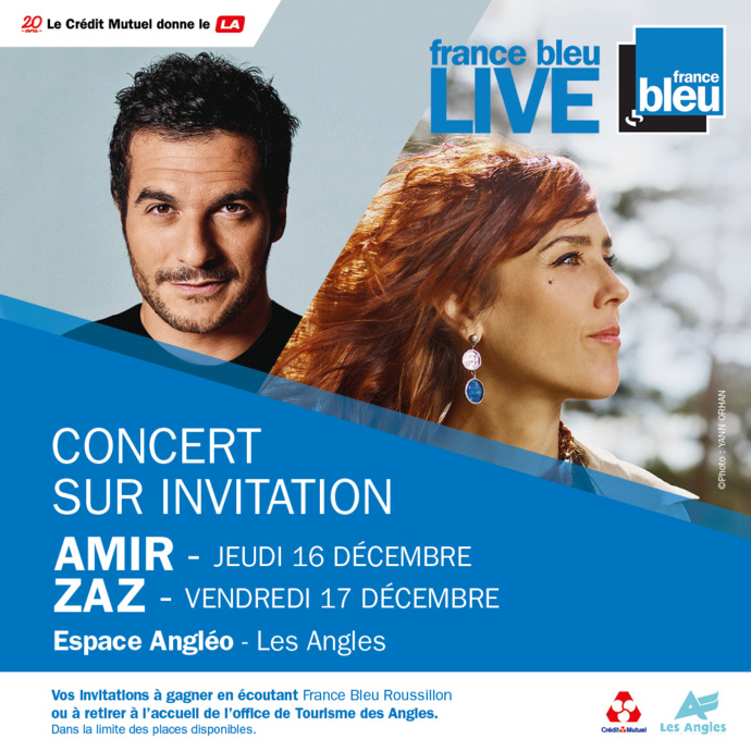 Amir et Zaz réunis dans un France Bleu Live