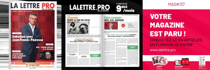 Abonnez-vous à La Lettre Pro de la Radio ! Abonnez-vous à La Lettre Pro de la Radio !