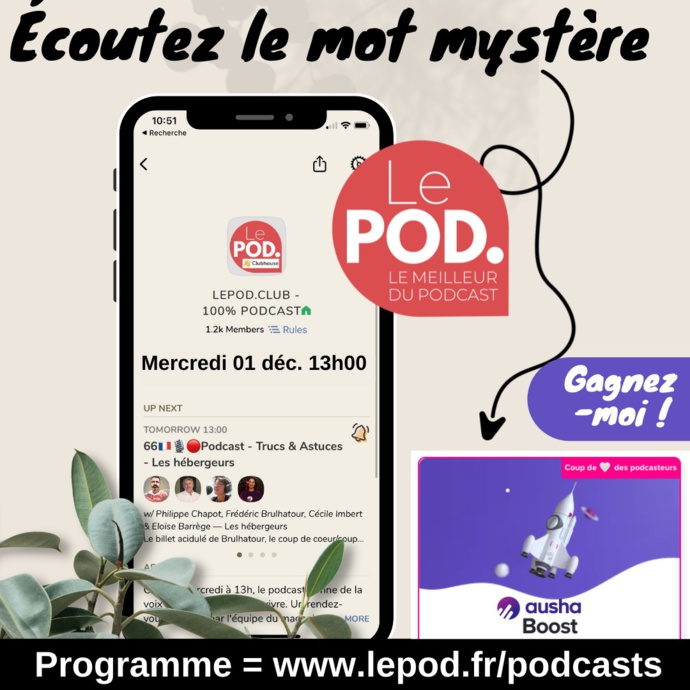 ClubHouse : aujourd'hui, on parle des hébergeurs ClubHouse : aujourd'hui, on parle des hébergeurs