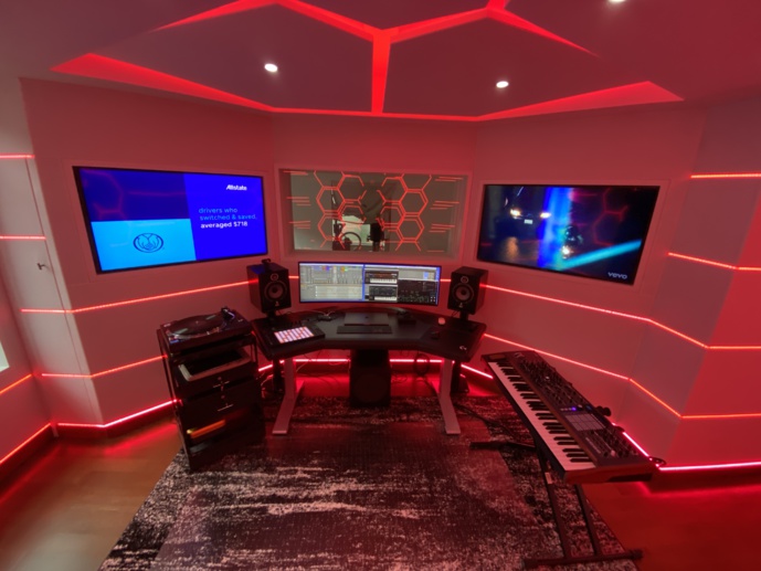 Les nouveaux studios de Radio Monaco en plein cœur de New York. © Joachim Garraud.