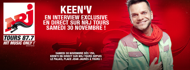 NRJ avec Keen'V à Tours NRJ avec Keen'V à Tours