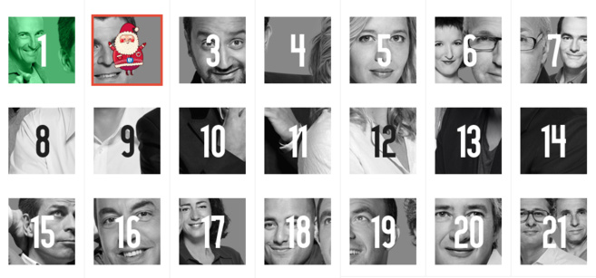 Le calendrier de l'Avent d'Europe 1 Le calendrier de l'Avent d'Europe 1