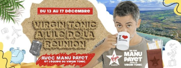 Manu Payet et le Virgin Tonic en direct depuis La Réunion Manu Payet et le Virgin Tonic en direct depuis La Réunion