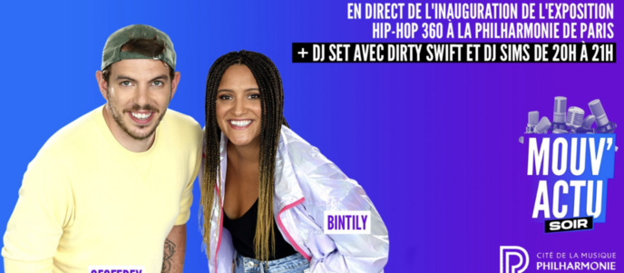 Mouv' en direct du vernissage de l'exposition Hip-Hop 360 Mouv' en direct du vernissage de l'exposition Hip-Hop 360