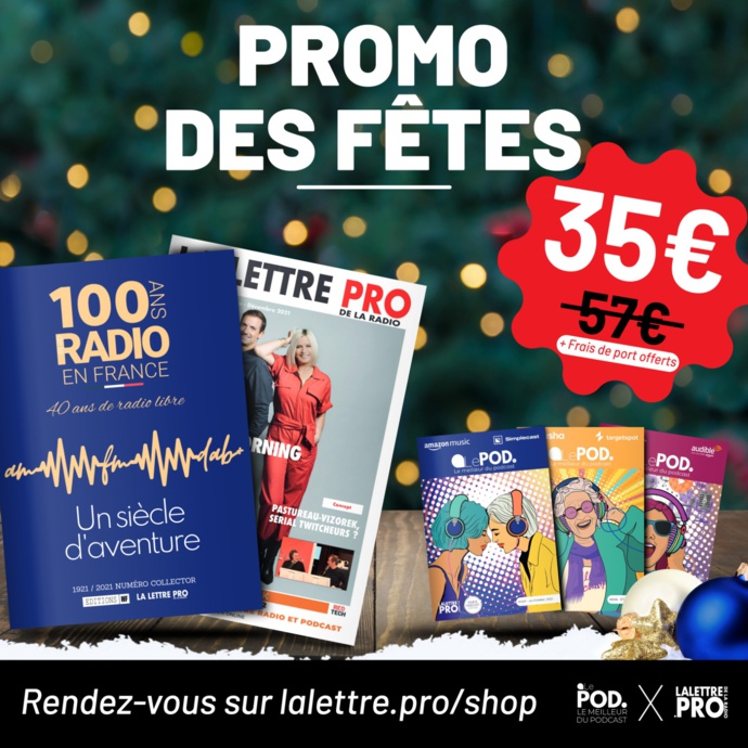 Un pack de Noël pour les fans de radio et de podcast Un pack de Noël pour les fans de radio et de podcast