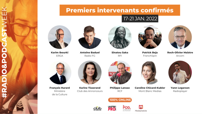 Premiers intervenants confirmés pour la Radio Week 2022 Premiers intervenants confirmés pour la Radio Week 2022