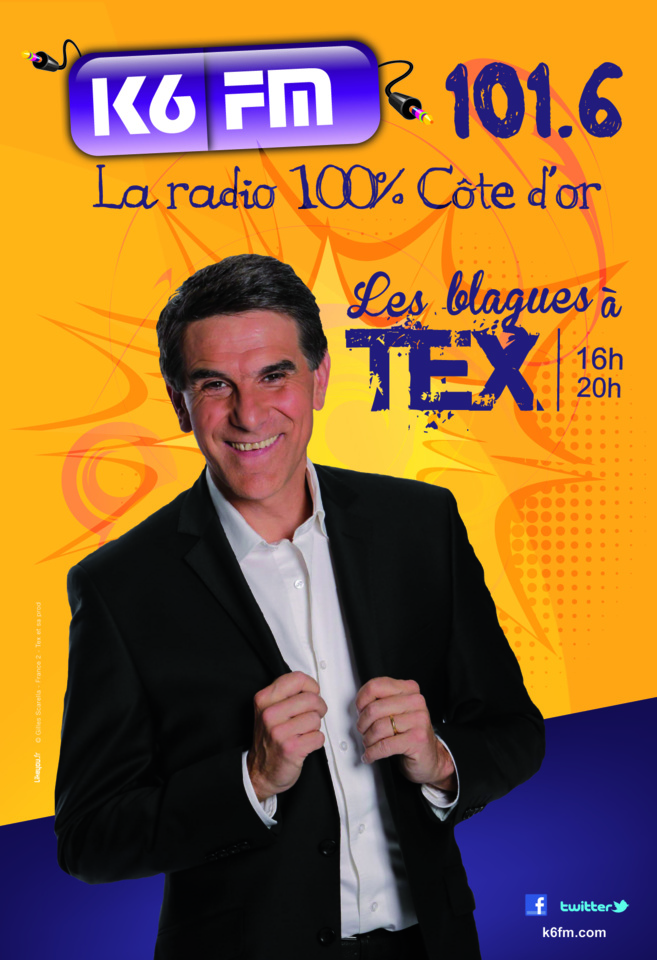 L’humoriste Tex arrive sur K6FM