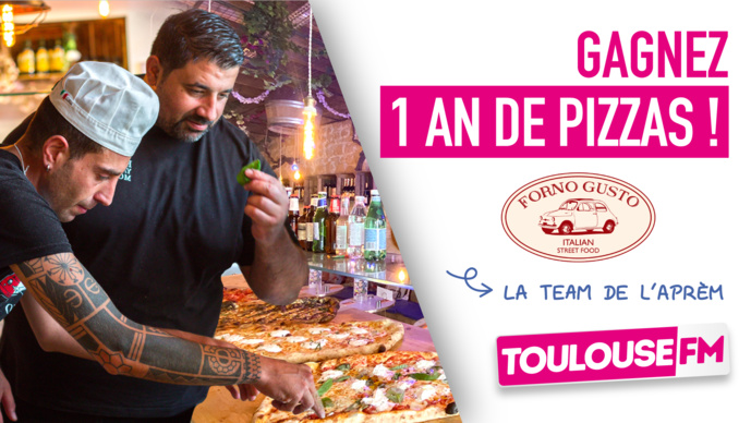 Lancement de la "Pizza Toulouse FM" avec Forno Gusto Lancement de la "Pizza Toulouse FM" avec Forno Gusto
