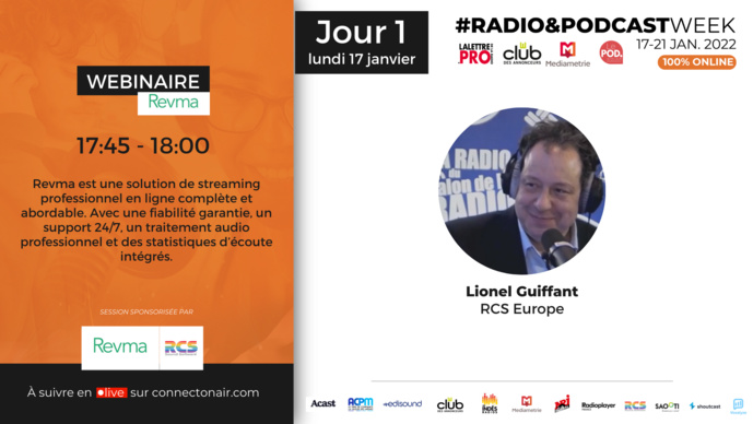 Cette semaine, c'est la Radio&Podcast Week Cette semaine, c'est la Radio&Podcast Week