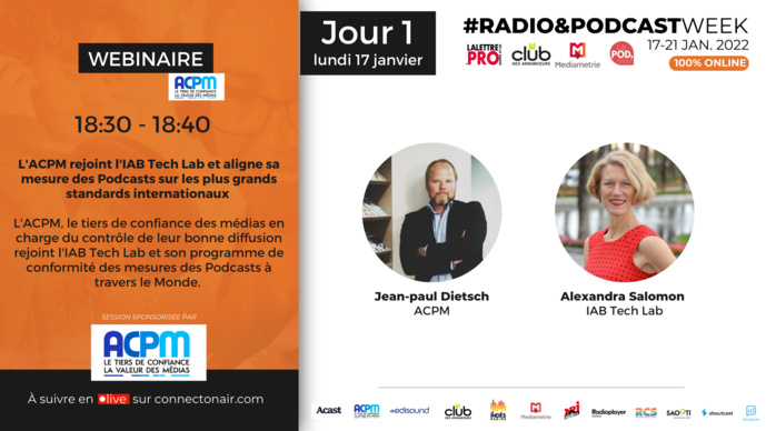 Cette semaine, c'est la Radio&Podcast Week Cette semaine, c'est la Radio&Podcast Week