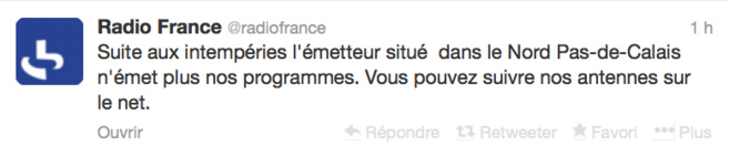 Tempête Dirk : les émetteurs souffrent Tempête Dirk : les émetteurs souffrent