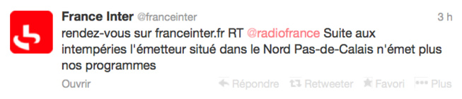 Tempête Dirk : les émetteurs souffrent Tempête Dirk : les émetteurs souffrent