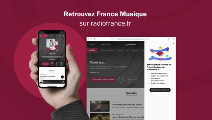 Un nouveau site web pour France Musique Un nouveau site web pour France Musique