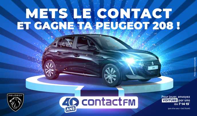 Pour fêter ses 40 ans, Contact FM offre une voiture Pour fêter ses 40 ans, Contact FM offre une voiture